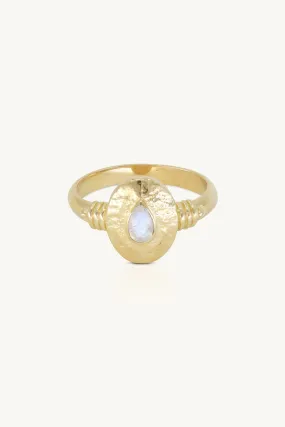 Esme Moonstone Gold Ring