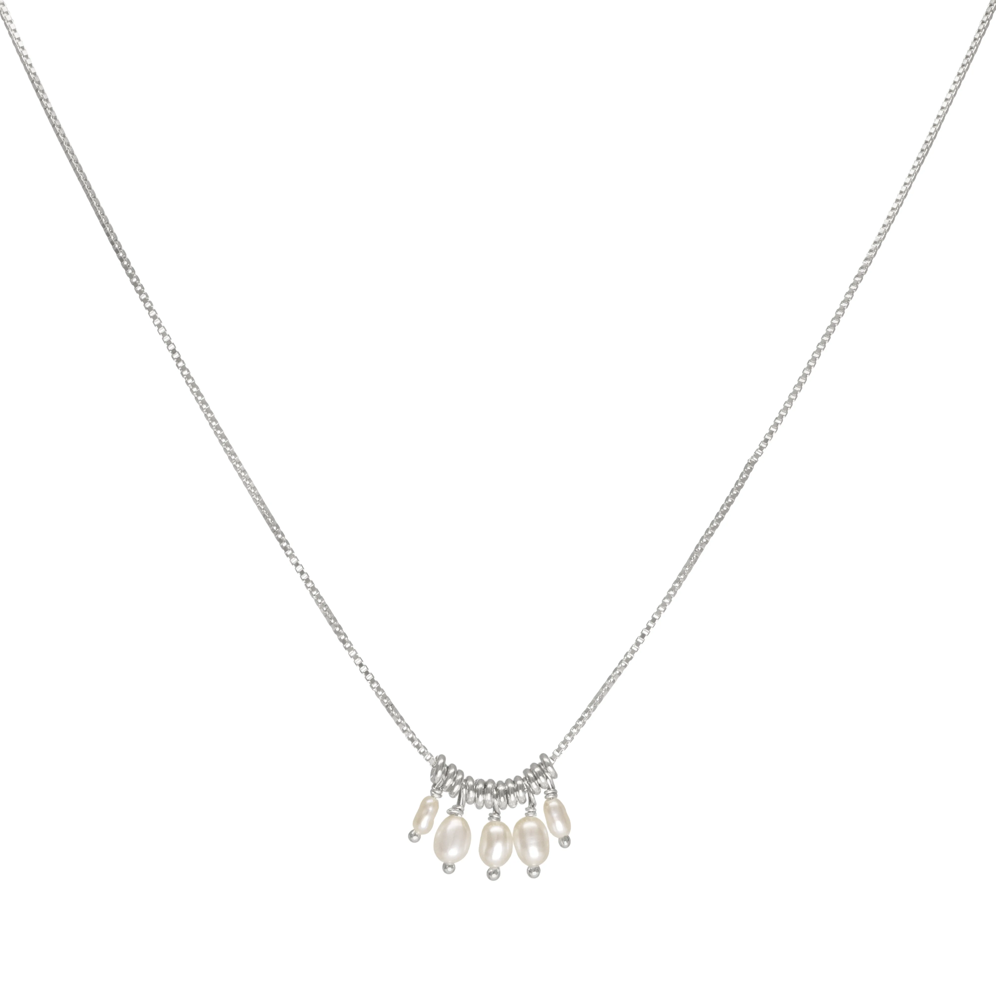Five Little Rice Pearls 'Luna' Necklace