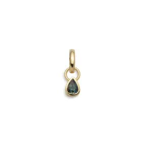 Forever & Always a Pair - Love : 0.45ct Gemstone Pear Pendant with Annex Link