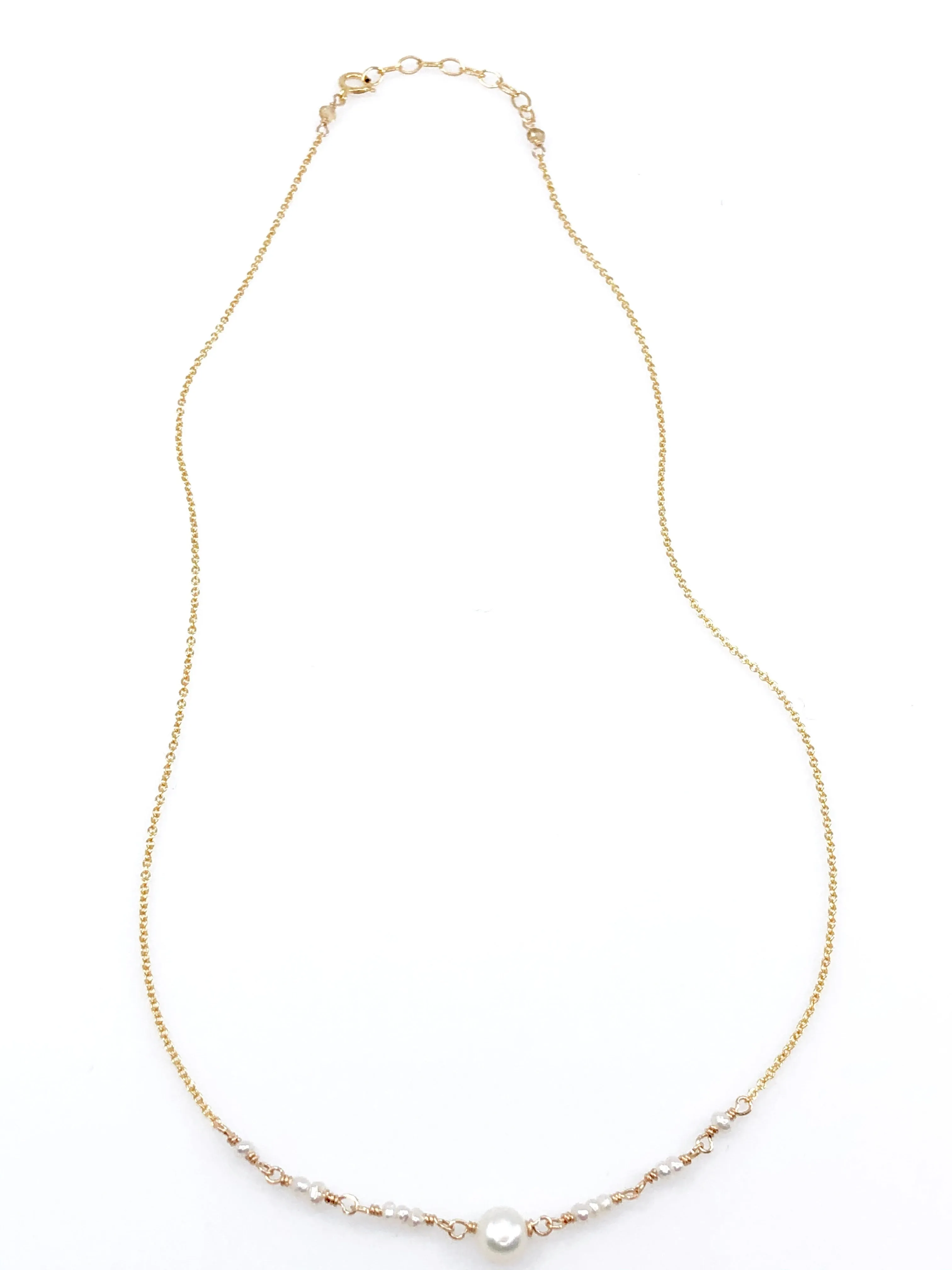 Freshwater Pearl Ballerina Necklace