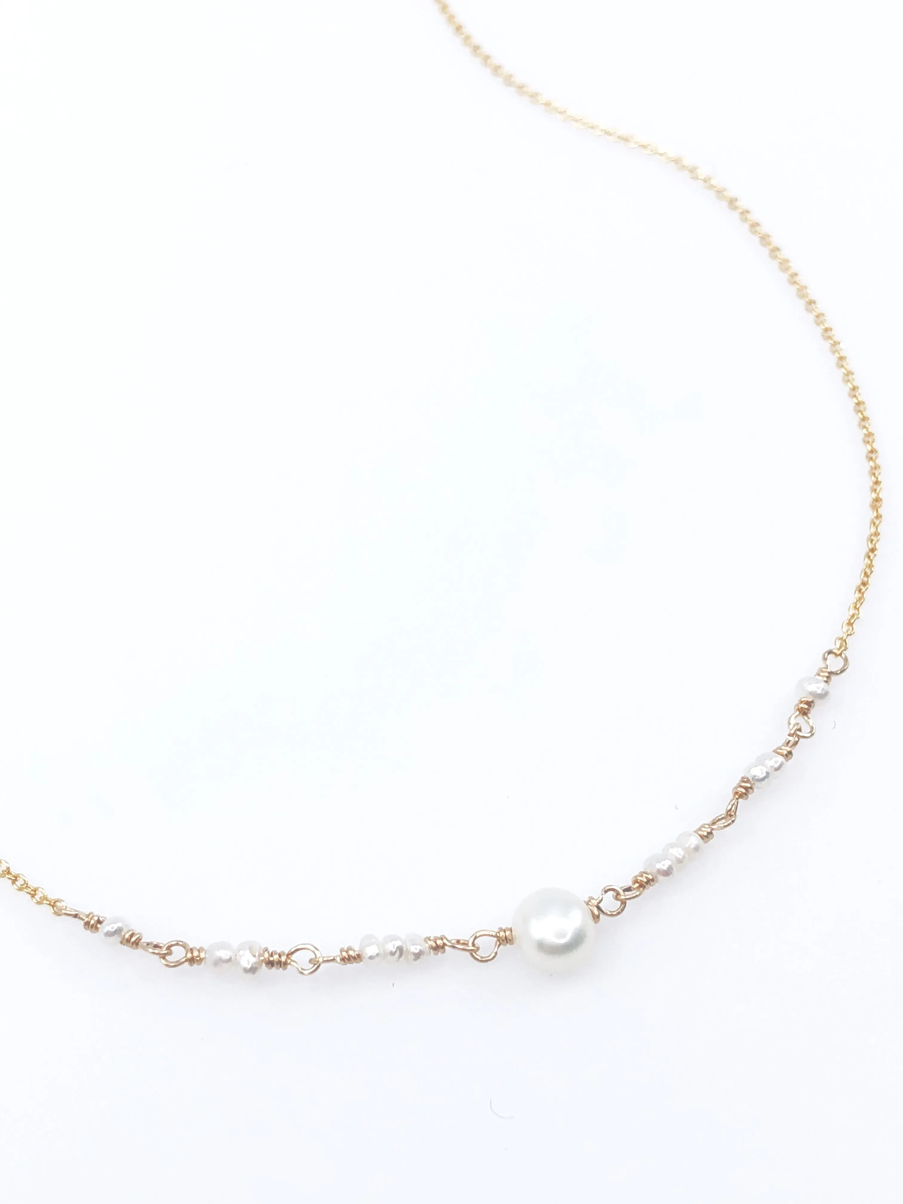 Freshwater Pearl Ballerina Necklace