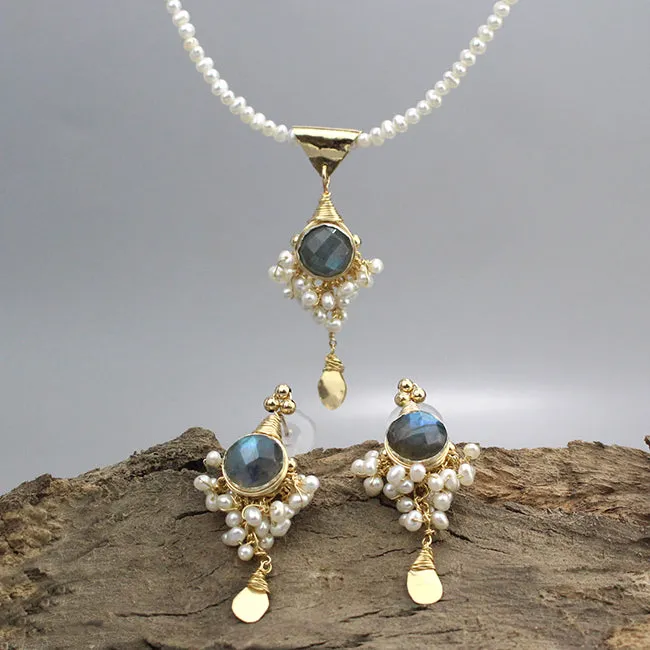 Goddess Necklace and Earring Set