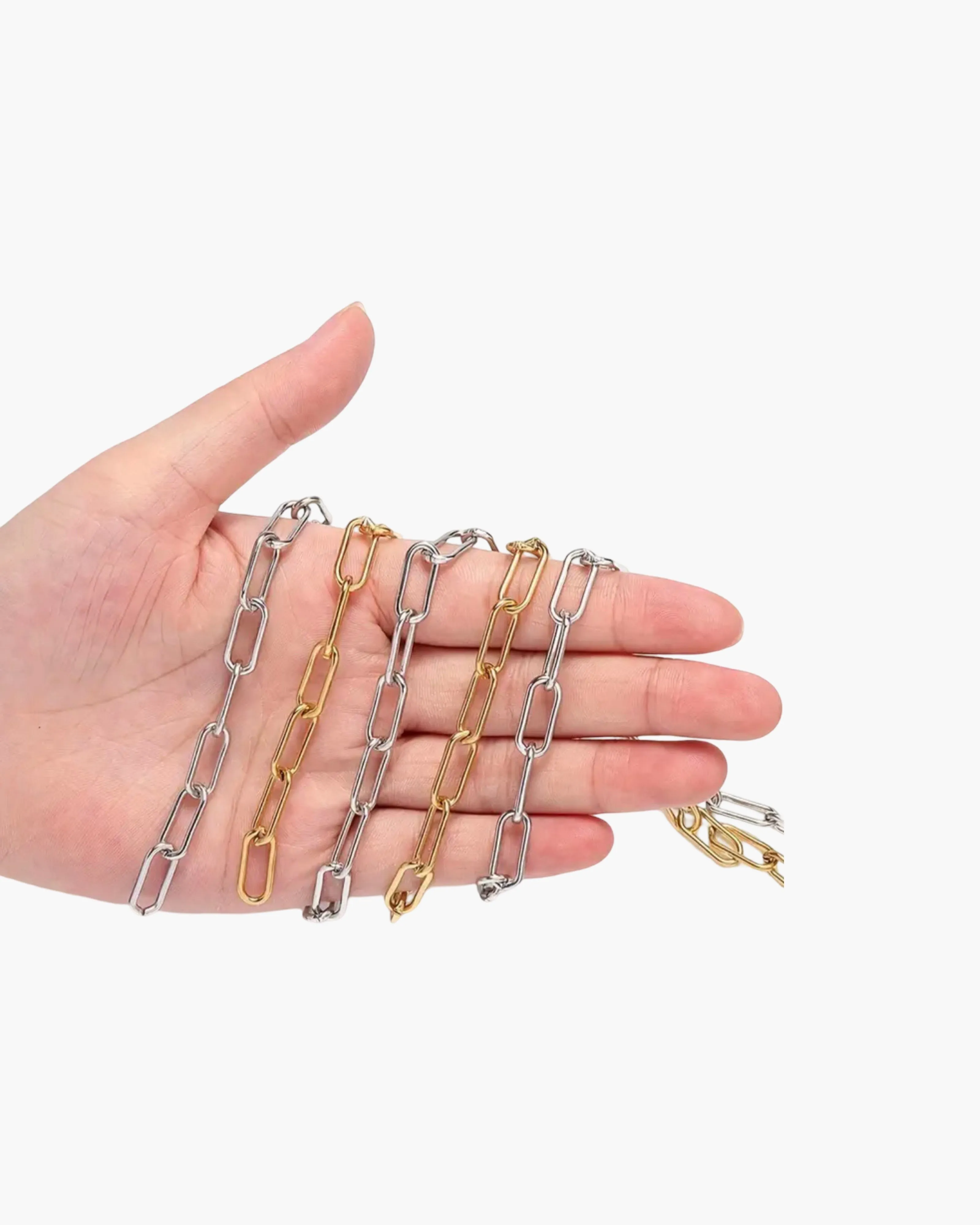 Gold Link Chain Hat Accessory