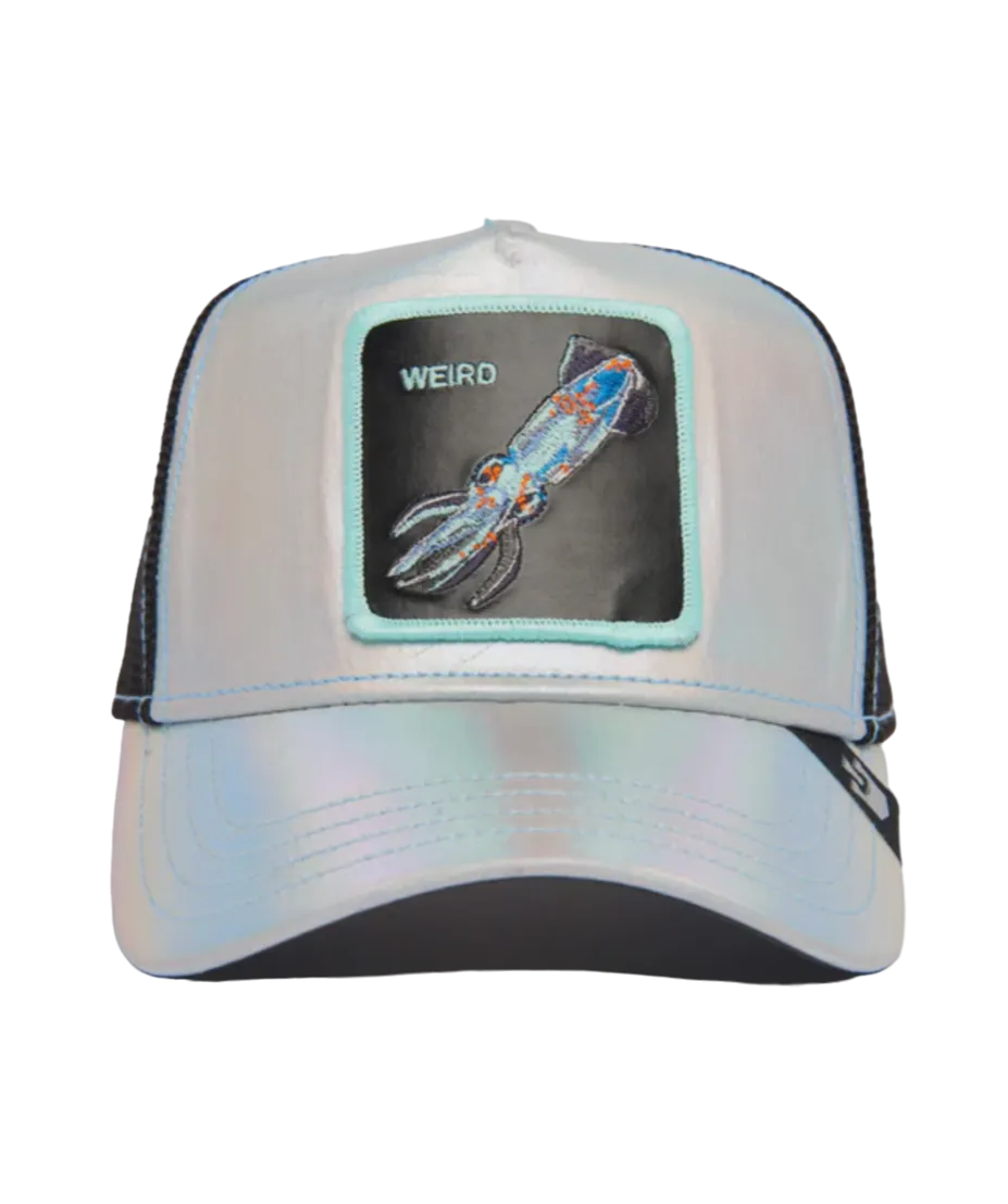 Goorin Bros Go Way Out There {Weird} Trucker Hat (Silver)