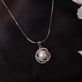 G.Silver Pearl Pendant.