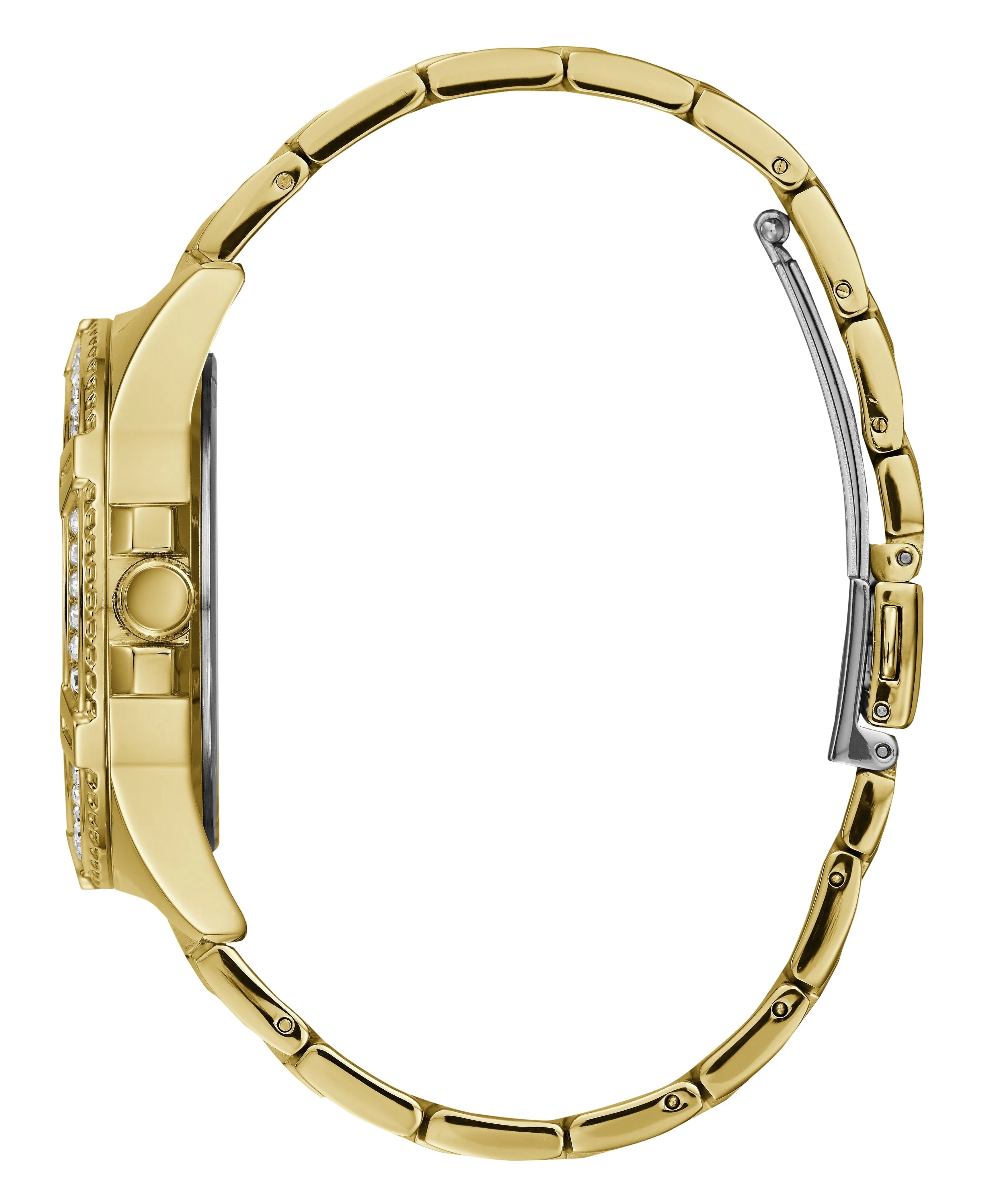 Guess Lady Frontier Crystal Gold Watch W1156L2