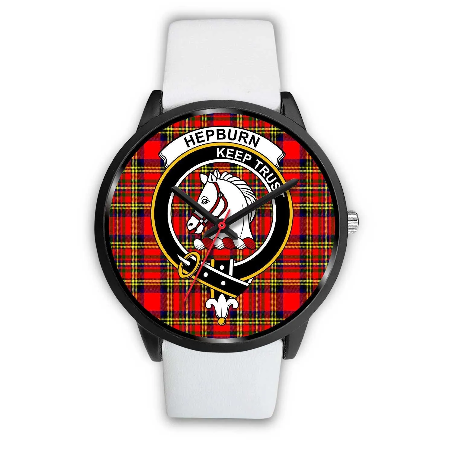 Hepburn Clan Badge Tartan Black Watch