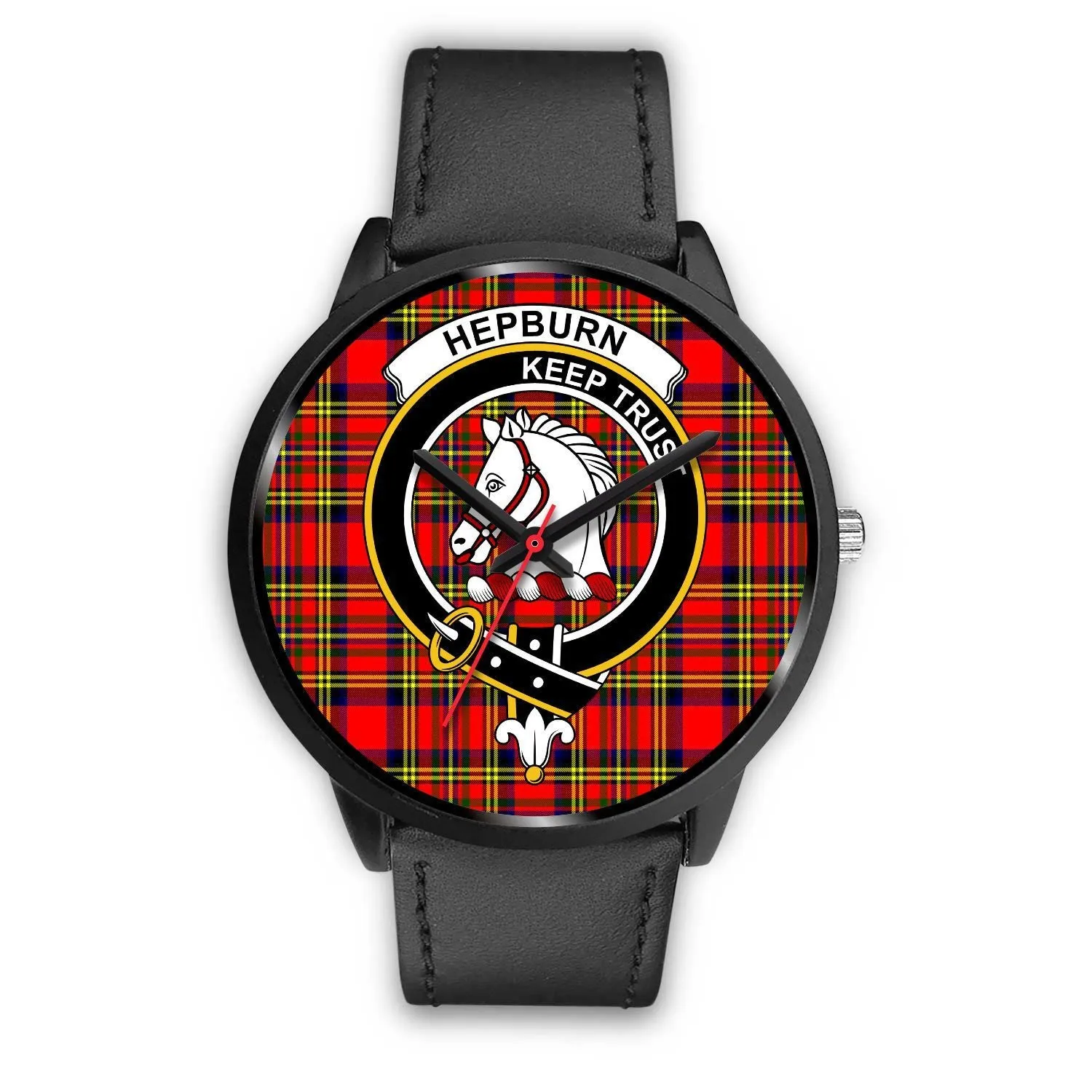 Hepburn Clan Badge Tartan Black Watch