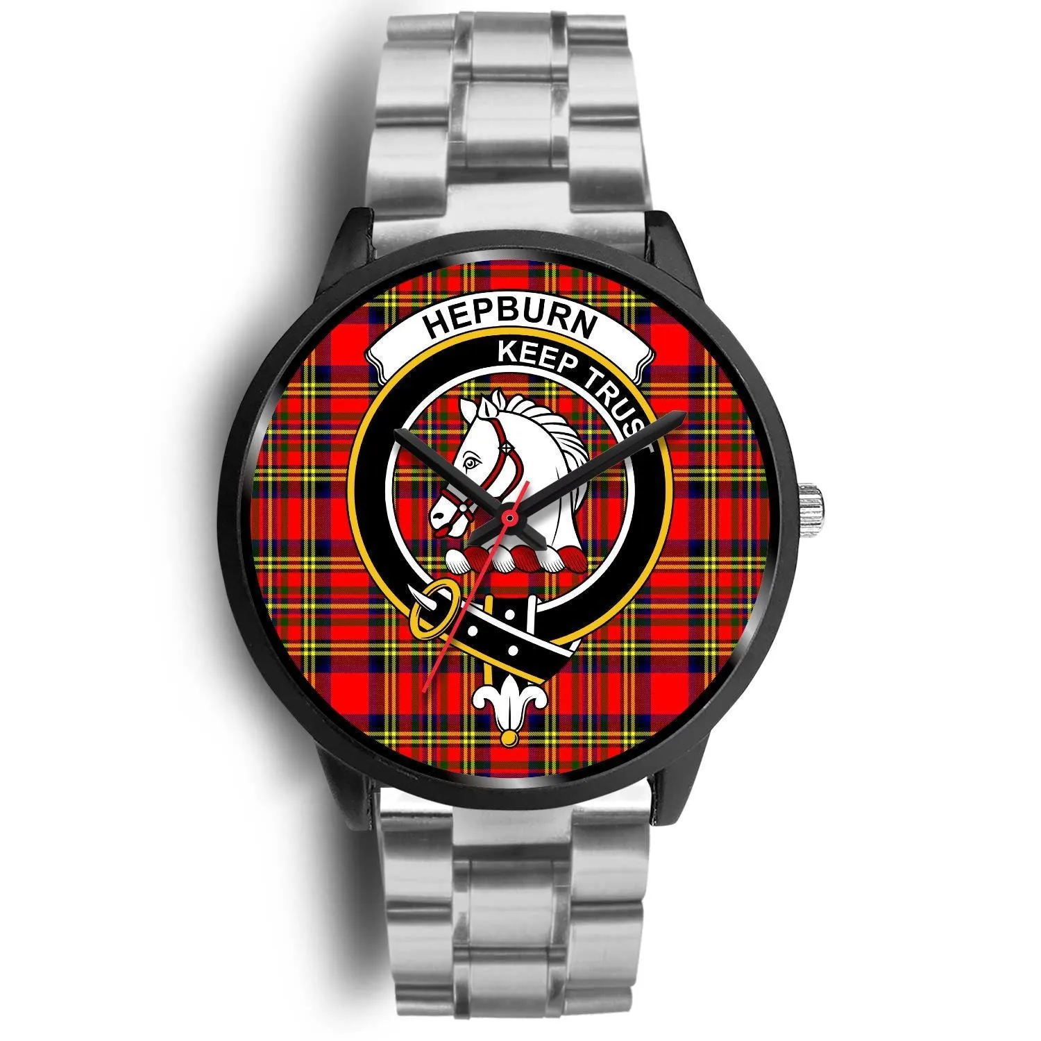 Hepburn Clan Badge Tartan Black Watch