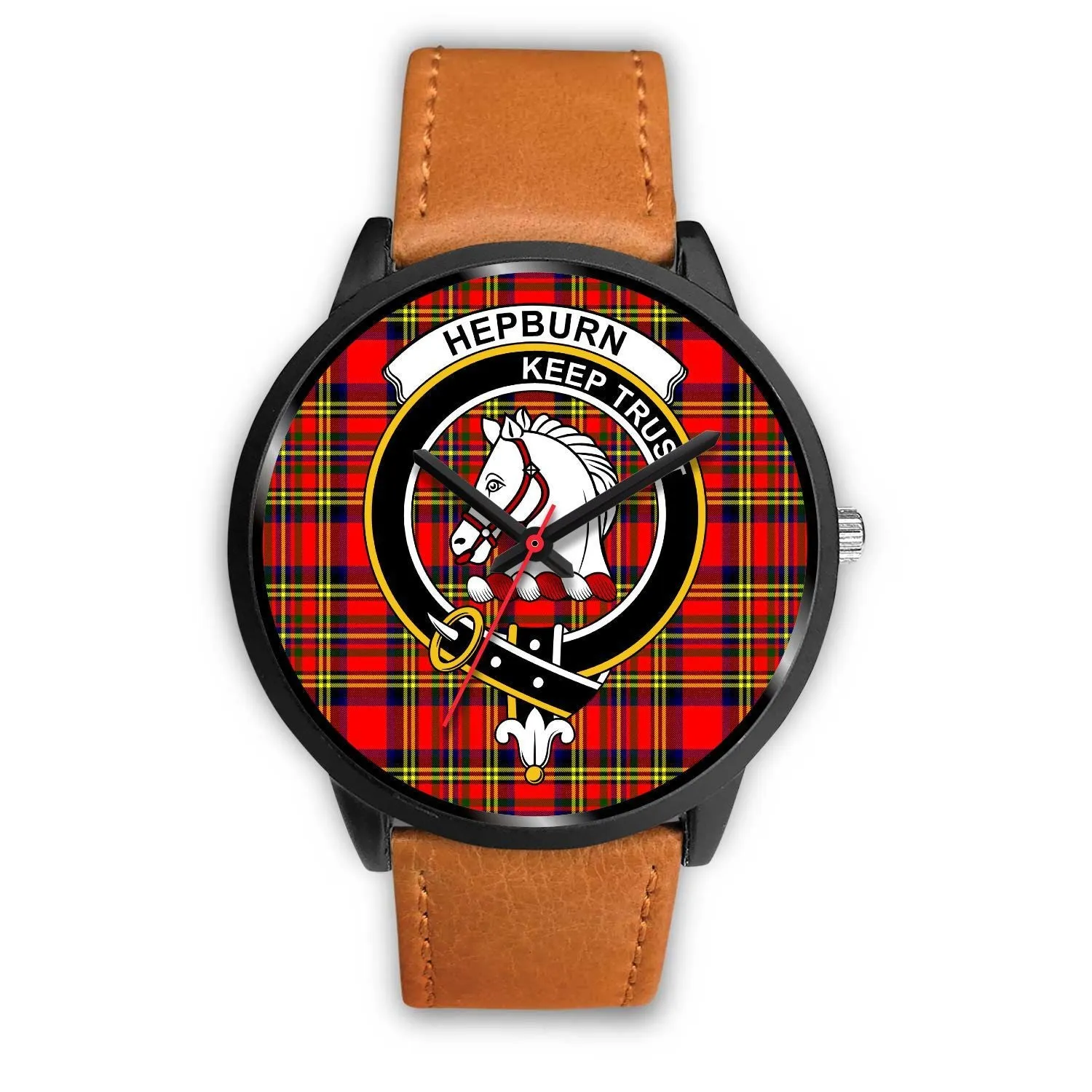 Hepburn Clan Badge Tartan Black Watch