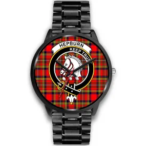 Hepburn Clan Badge Tartan Black Watch