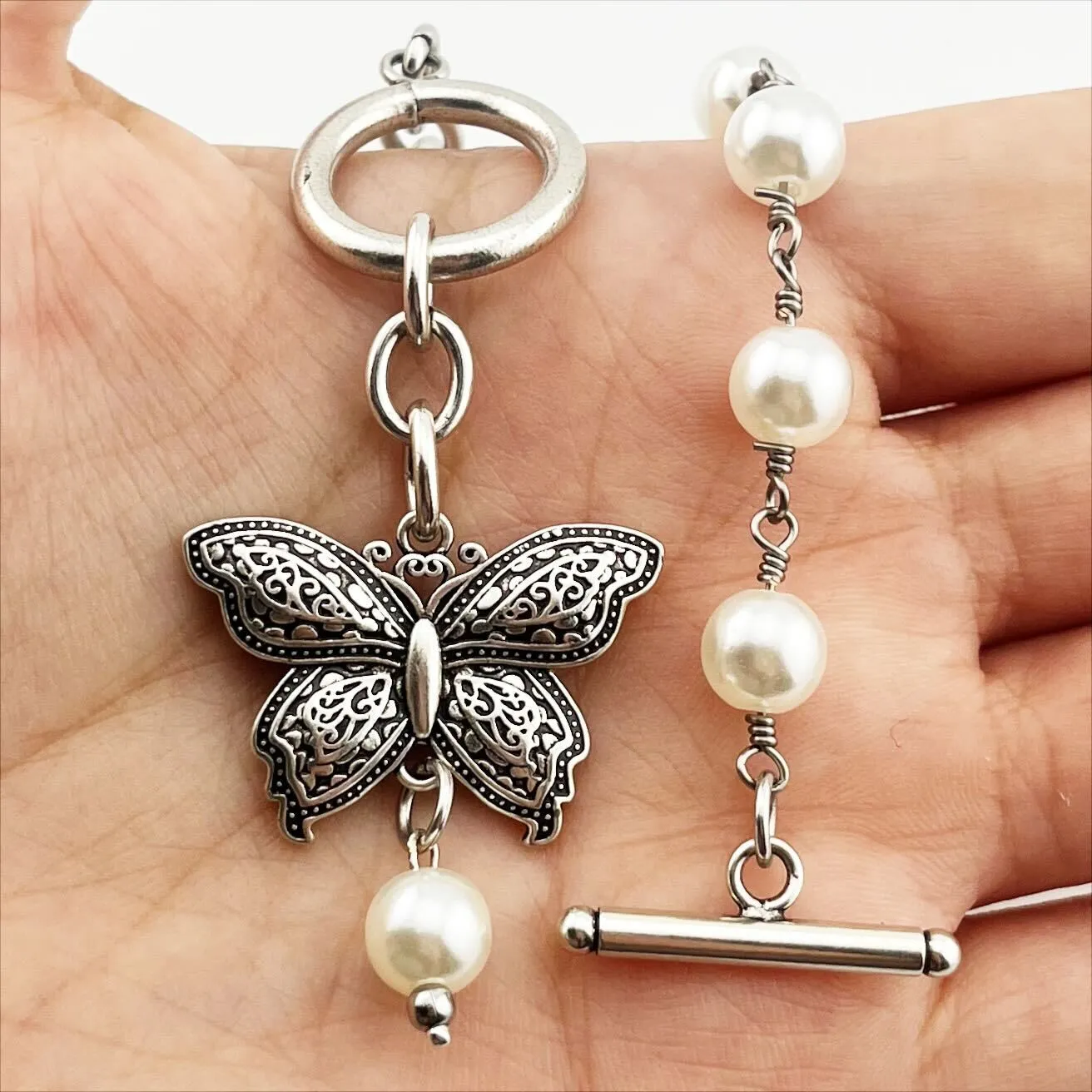 JOY | BUTTERFLY | Rosary Choker