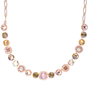 Large Square Cluster Necklace in "Chai" *Custom*