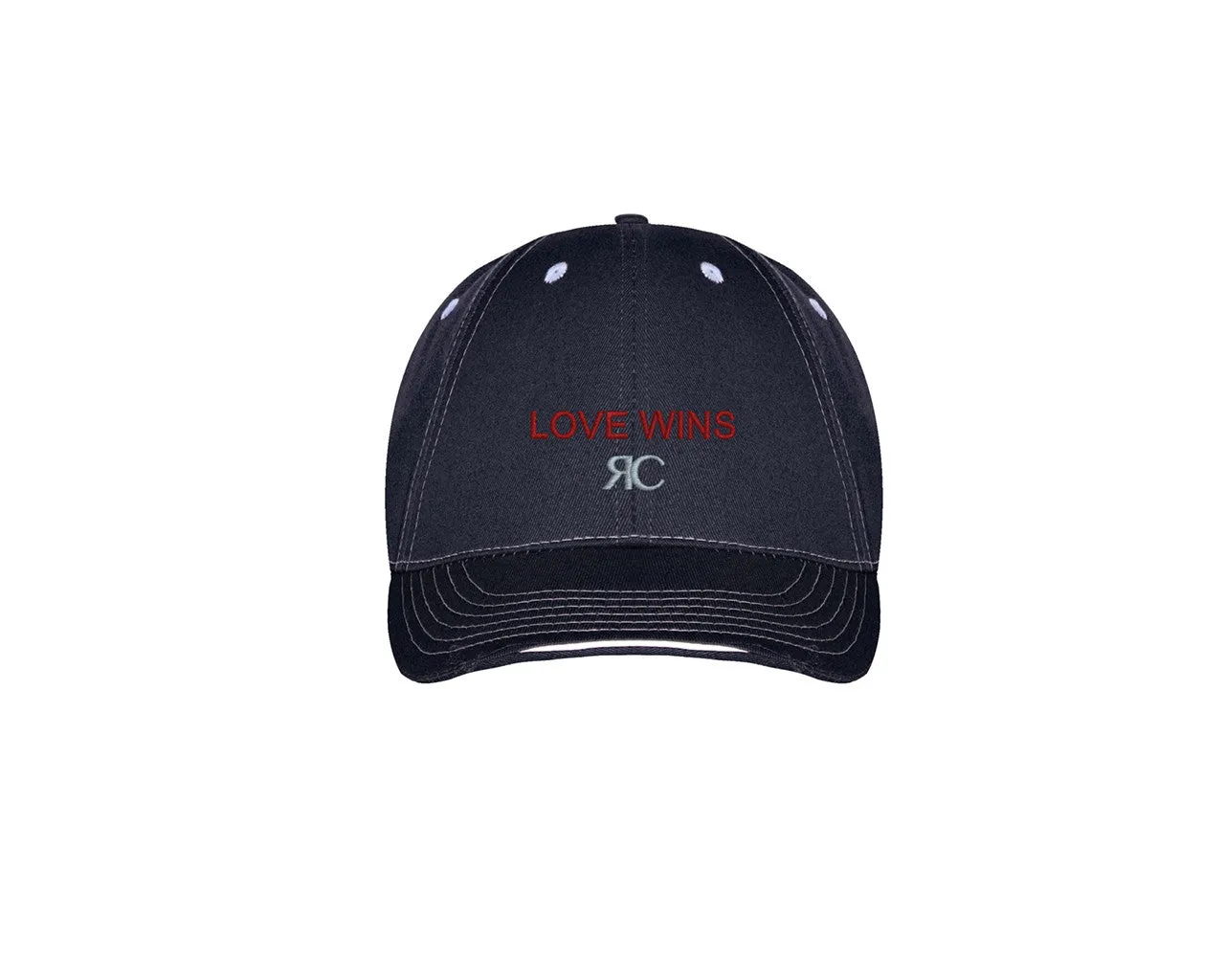 LOVE WINS - Navy Baseball Cap - Unisex