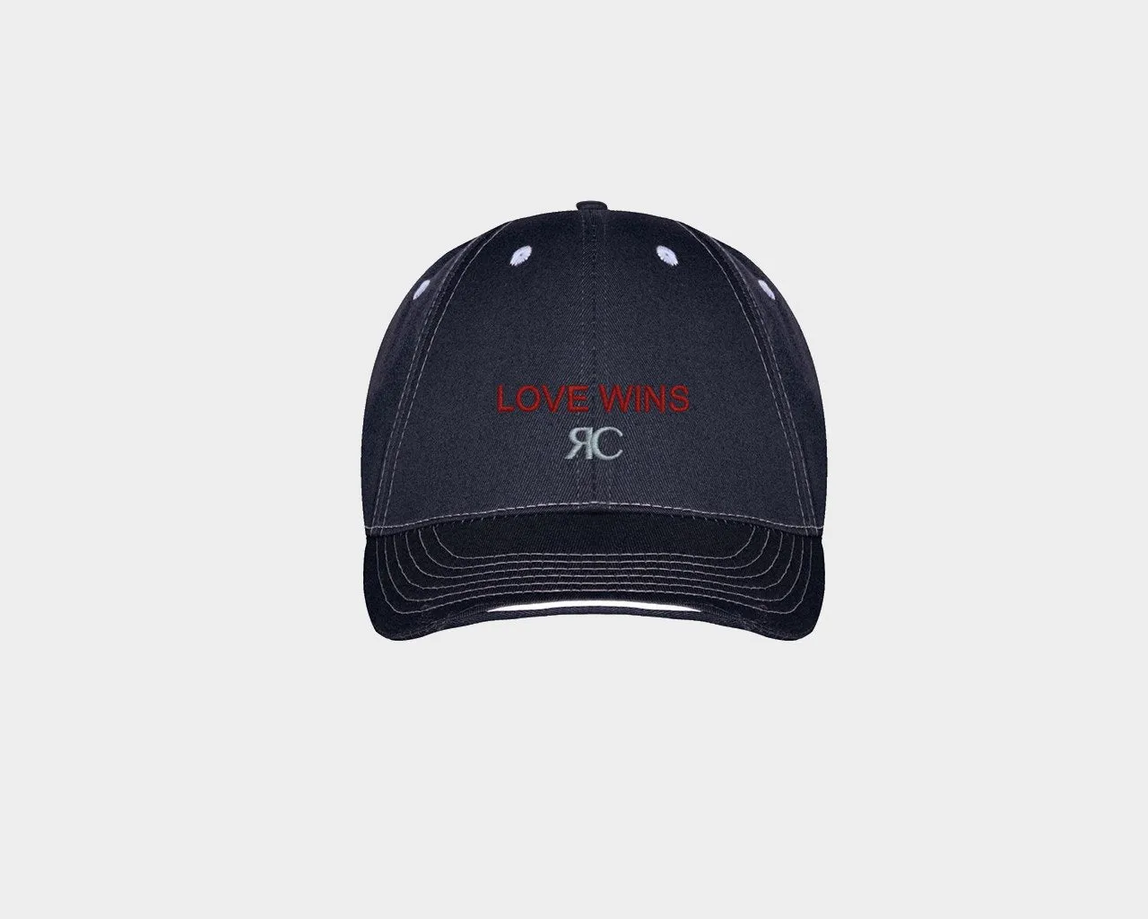LOVE WINS - Navy Baseball Cap - Unisex