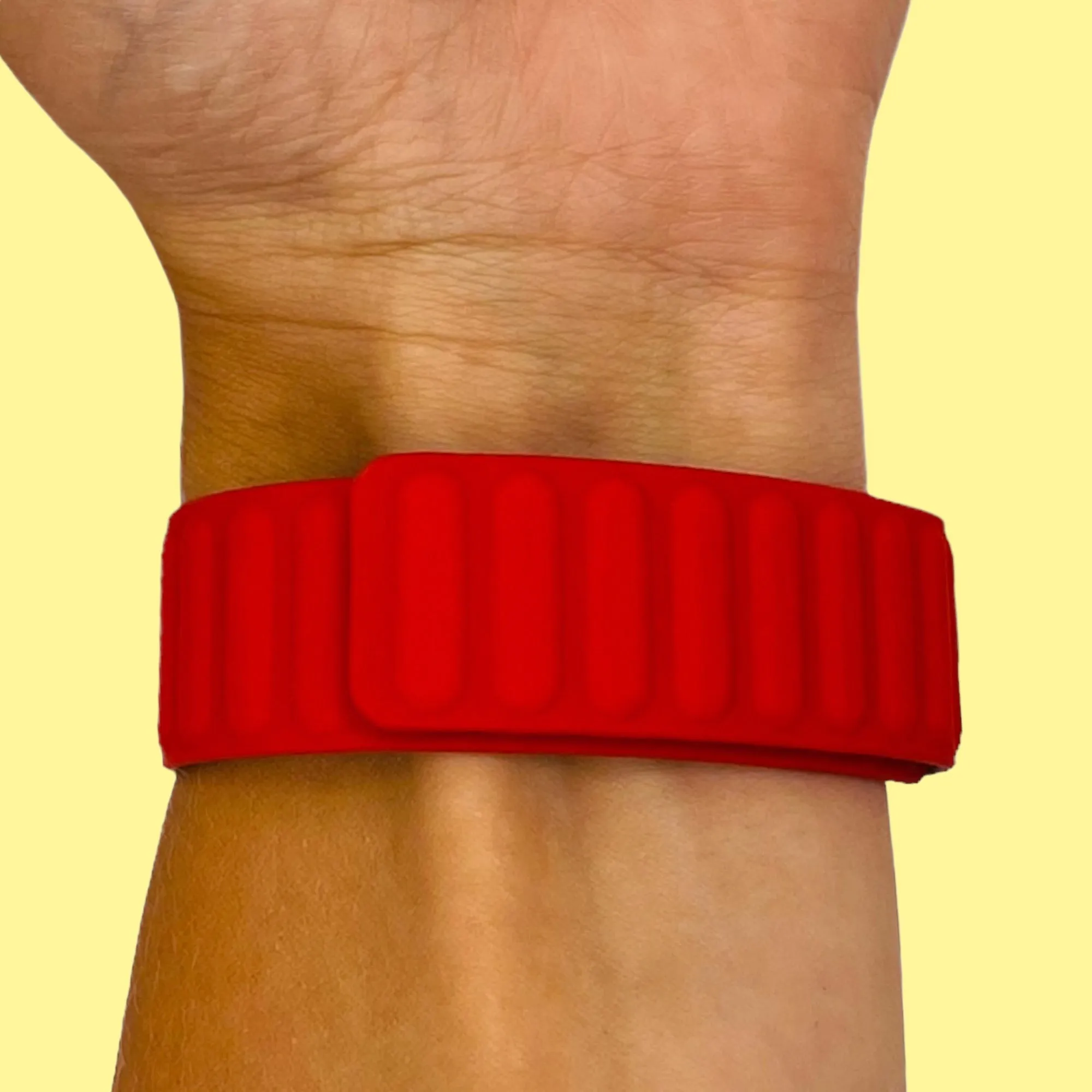 Magnetic Silicone Watch Straps Compatible with the Xiaomi Amazfit Smart Watch, Smart Watch 2