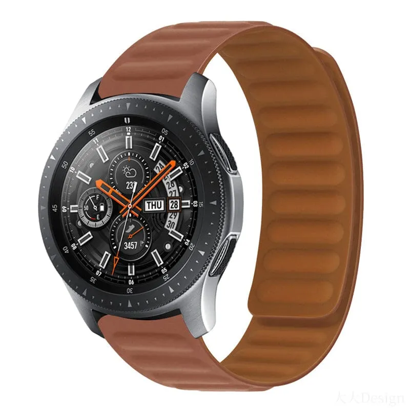 Magnetic Silicone Watch Straps Compatible with the Xiaomi Amazfit Smart Watch, Smart Watch 2