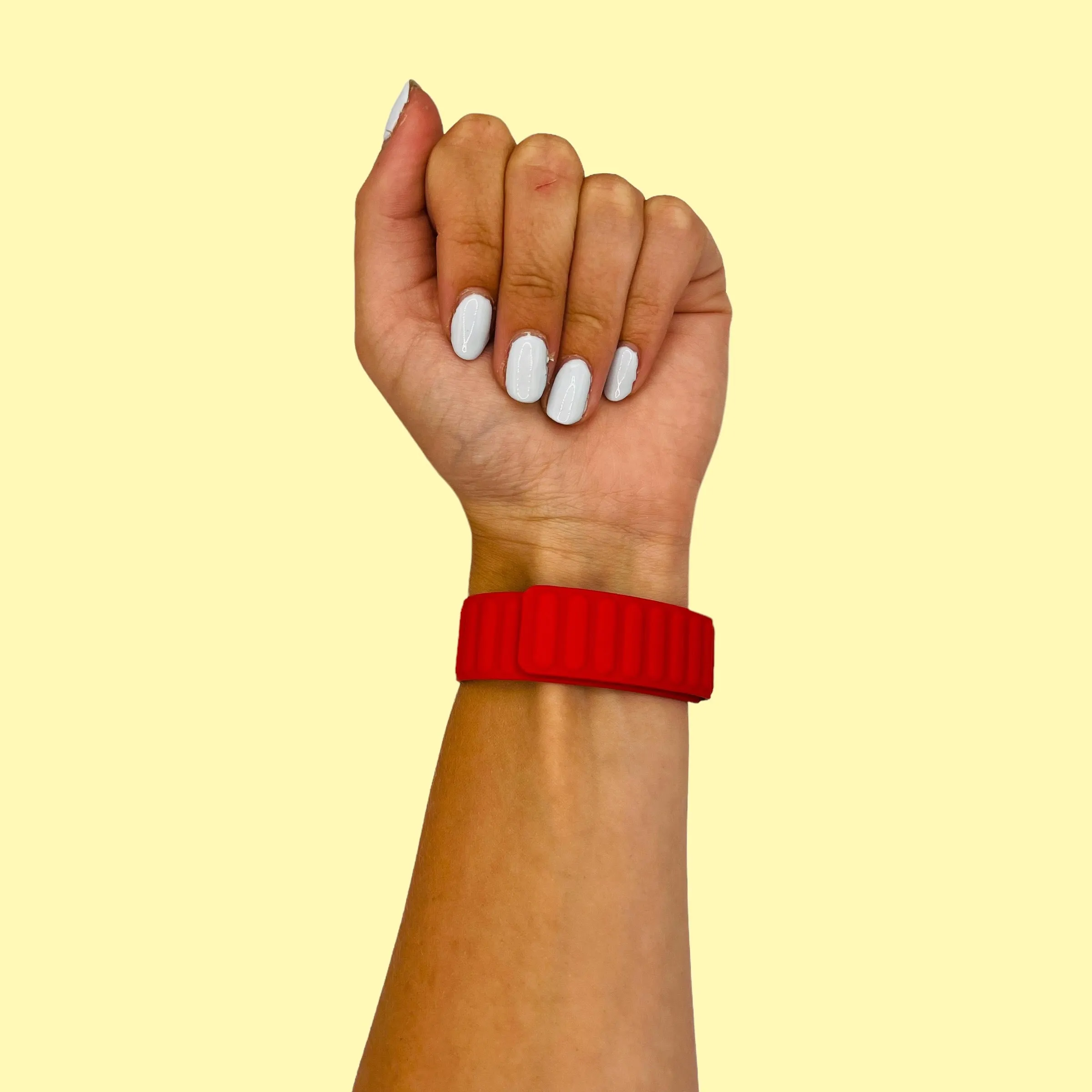Magnetic Silicone Watch Straps Compatible with the Xiaomi Amazfit Smart Watch, Smart Watch 2