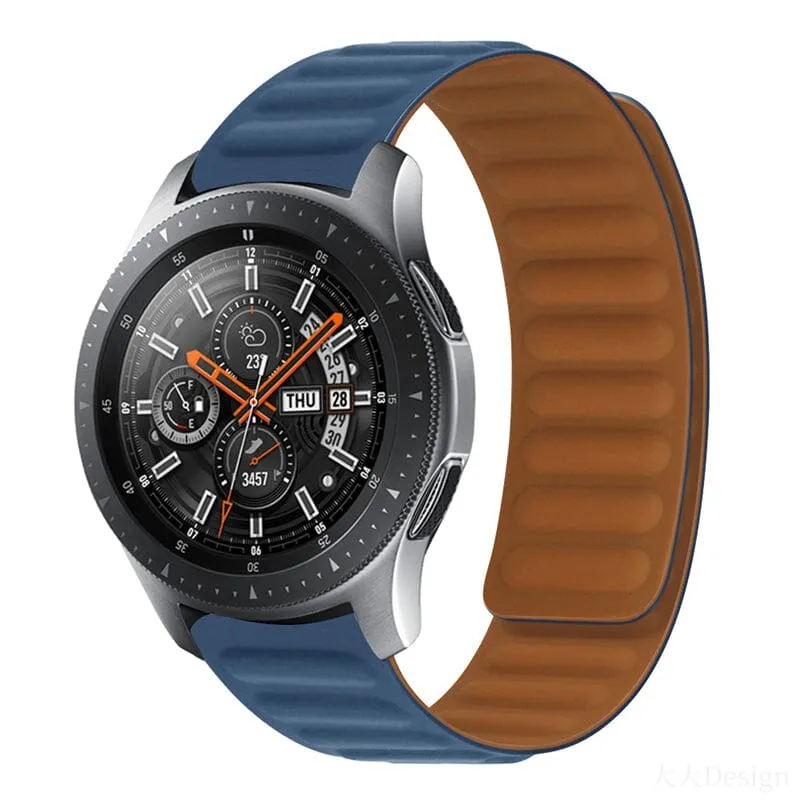 Magnetic Silicone Watch Straps Compatible with the Xiaomi Amazfit Smart Watch, Smart Watch 2