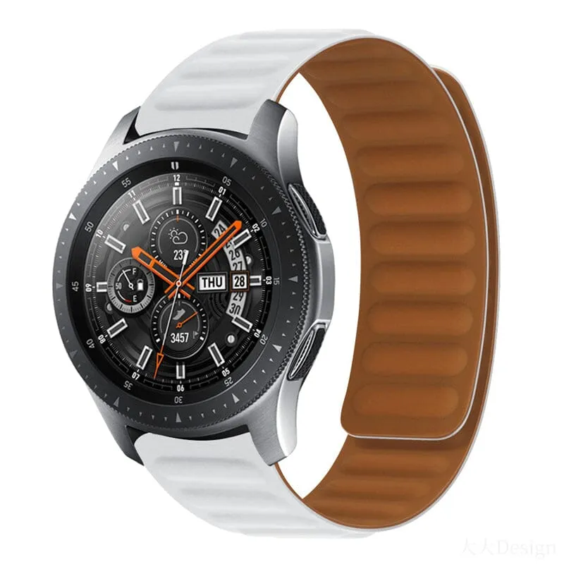 Magnetic Silicone Watch Straps Compatible with the Xiaomi Amazfit Smart Watch, Smart Watch 2