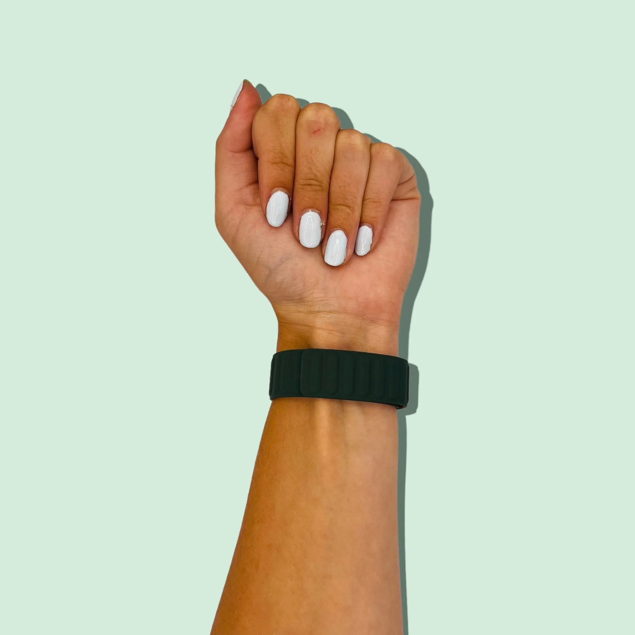 Magnetic Silicone Watch Straps Compatible with the Xiaomi Amazfit Smart Watch, Smart Watch 2