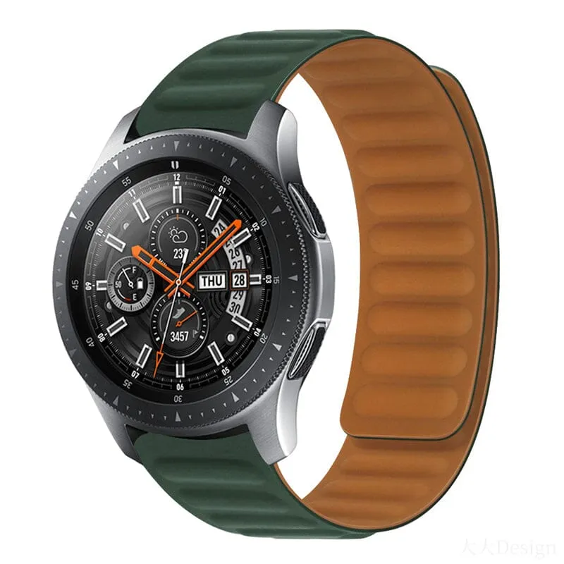 Magnetic Silicone Watch Straps Compatible with the Xiaomi Amazfit Smart Watch, Smart Watch 2