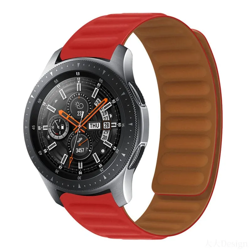 Magnetic Silicone Watch Straps Compatible with the Xiaomi Amazfit Smart Watch, Smart Watch 2