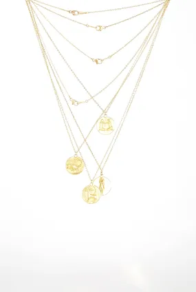 MARIAN MAURER Zodiac Medal Necklace
