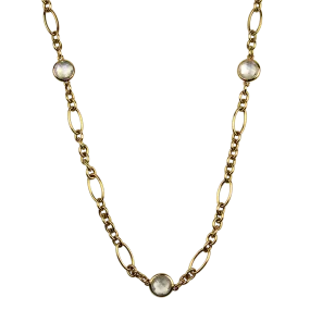 Mark Henry 18k Yellow Gold Moonstone Necklace