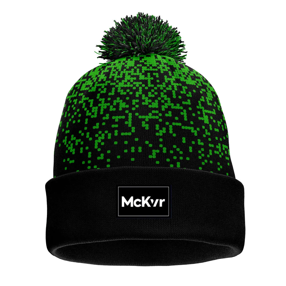Mc Keever Core 22 Bobble Hat - Adult - Black/Green