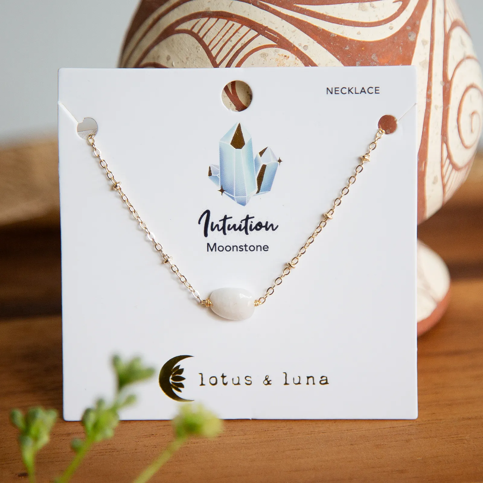 Moon Dancer Moonstone Necklace Stack