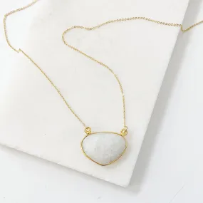Moonstone Necklace, Gemstone Necklace , Gold Filled Gemstone Necklace