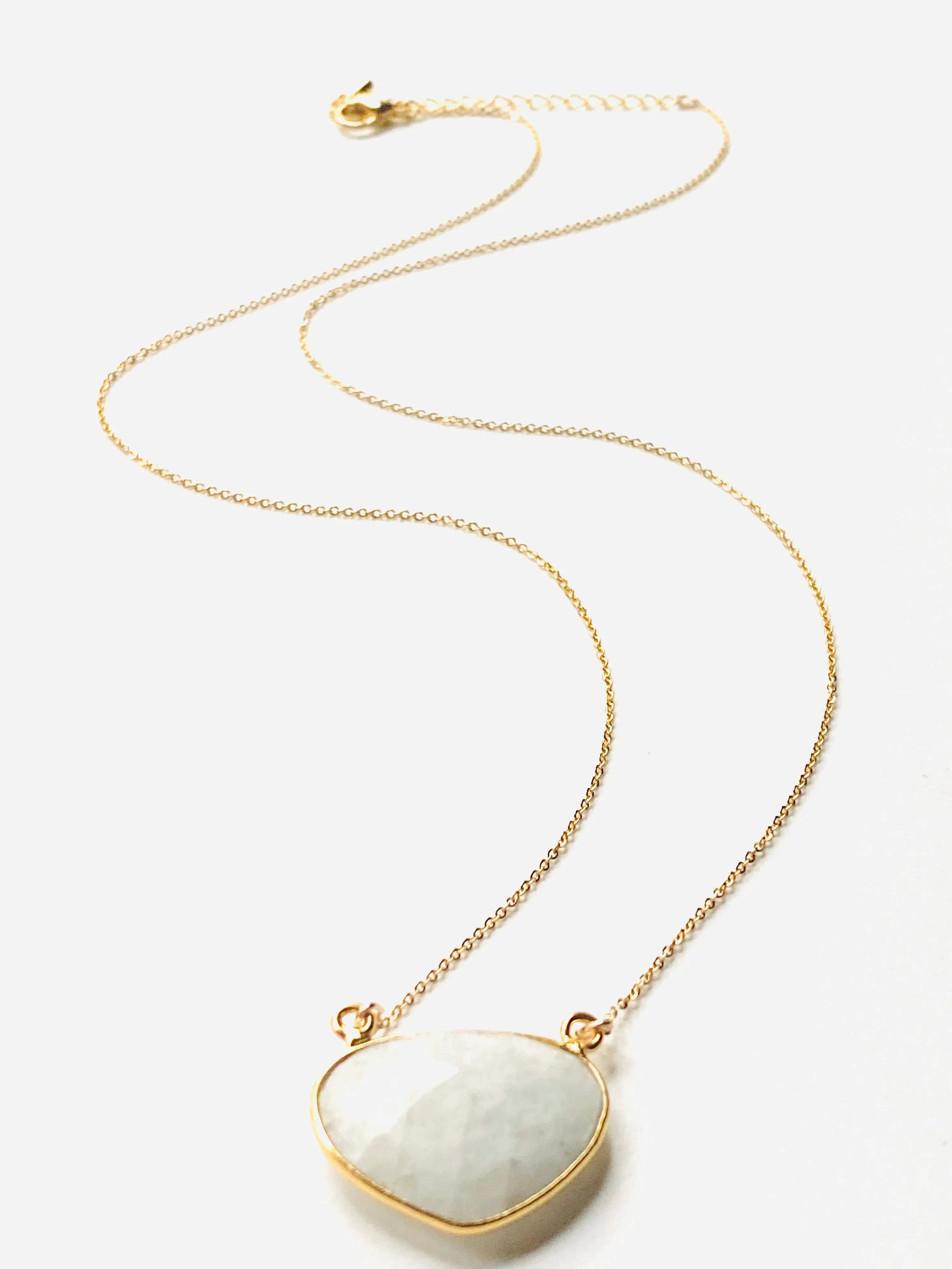 Moonstone Necklace, Gemstone Necklace , Gold Filled Gemstone Necklace
