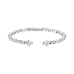 Multiple Spring Tennis Bangle Bracelet