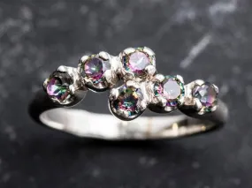 Mystic Topaz Ring - Vintage Purple Ring - Real Mystic Topaz Ring