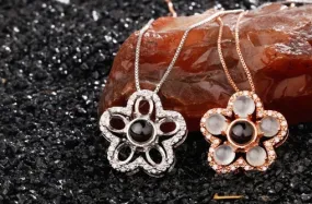 Necklace Pendant Setting Blank Bezel 3.5x4.5mm 1pc 2.7g 925 Sterling Silver for 5 Oval Shape Cabochons Stones Cameos Wholesale Available