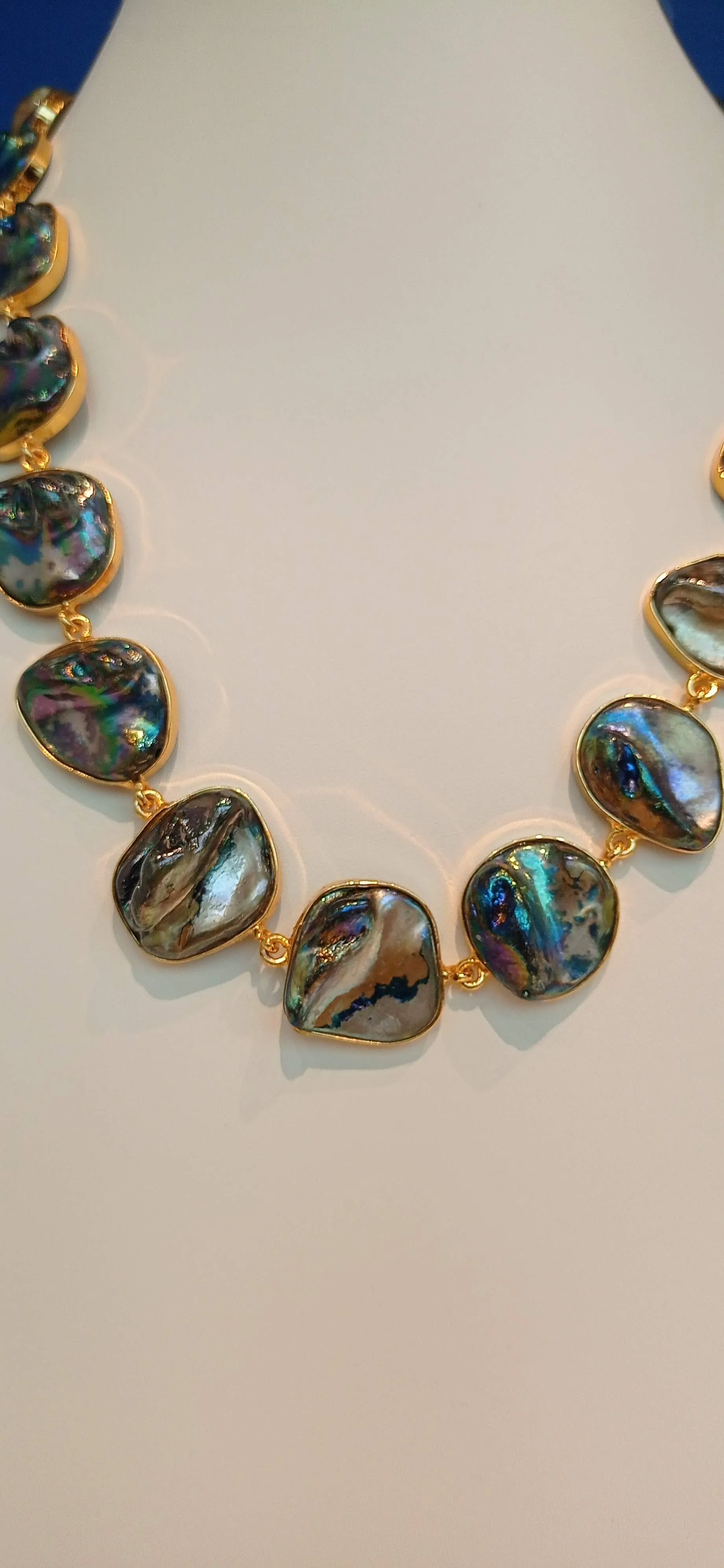 Olessia Grey Opal Necklace and Earrings Set