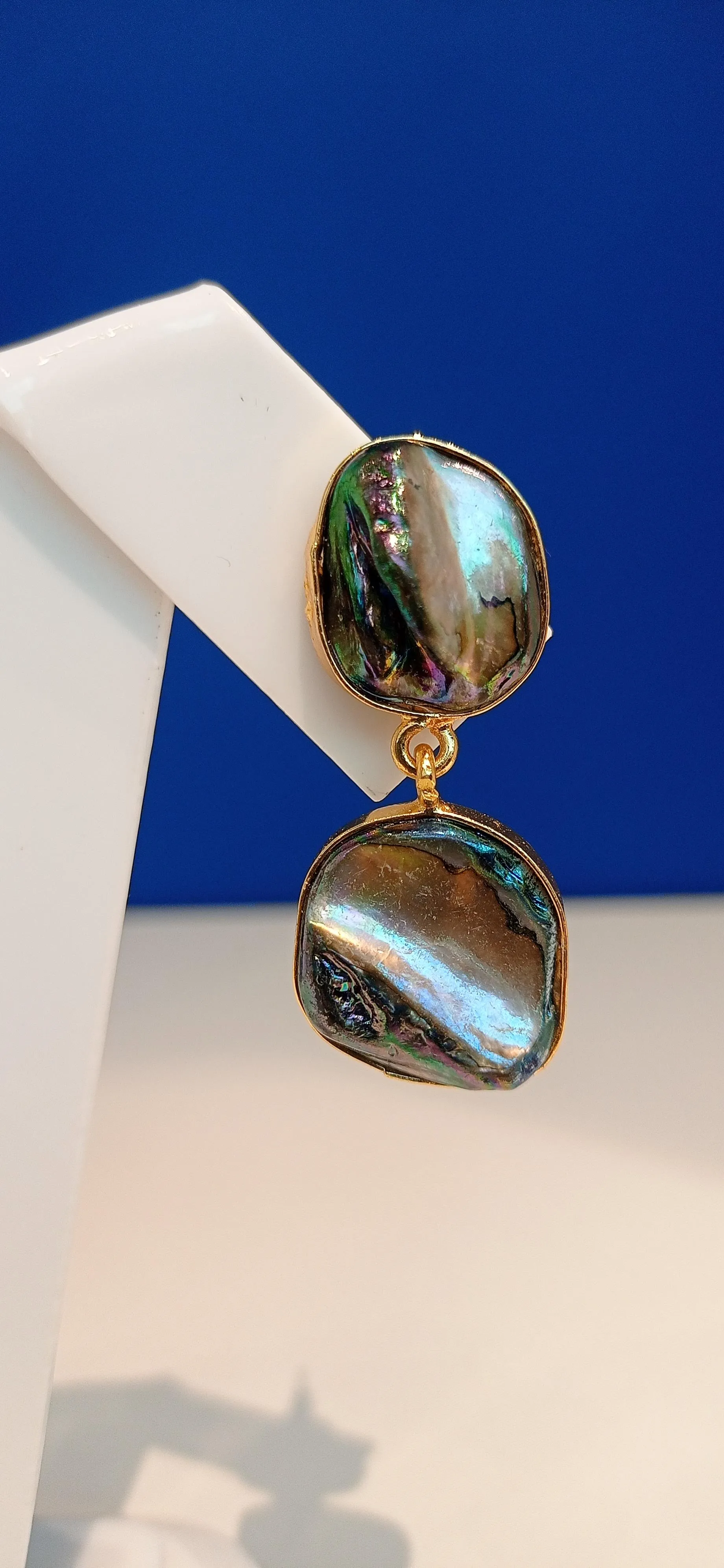 Olessia Grey Opal Necklace and Earrings Set