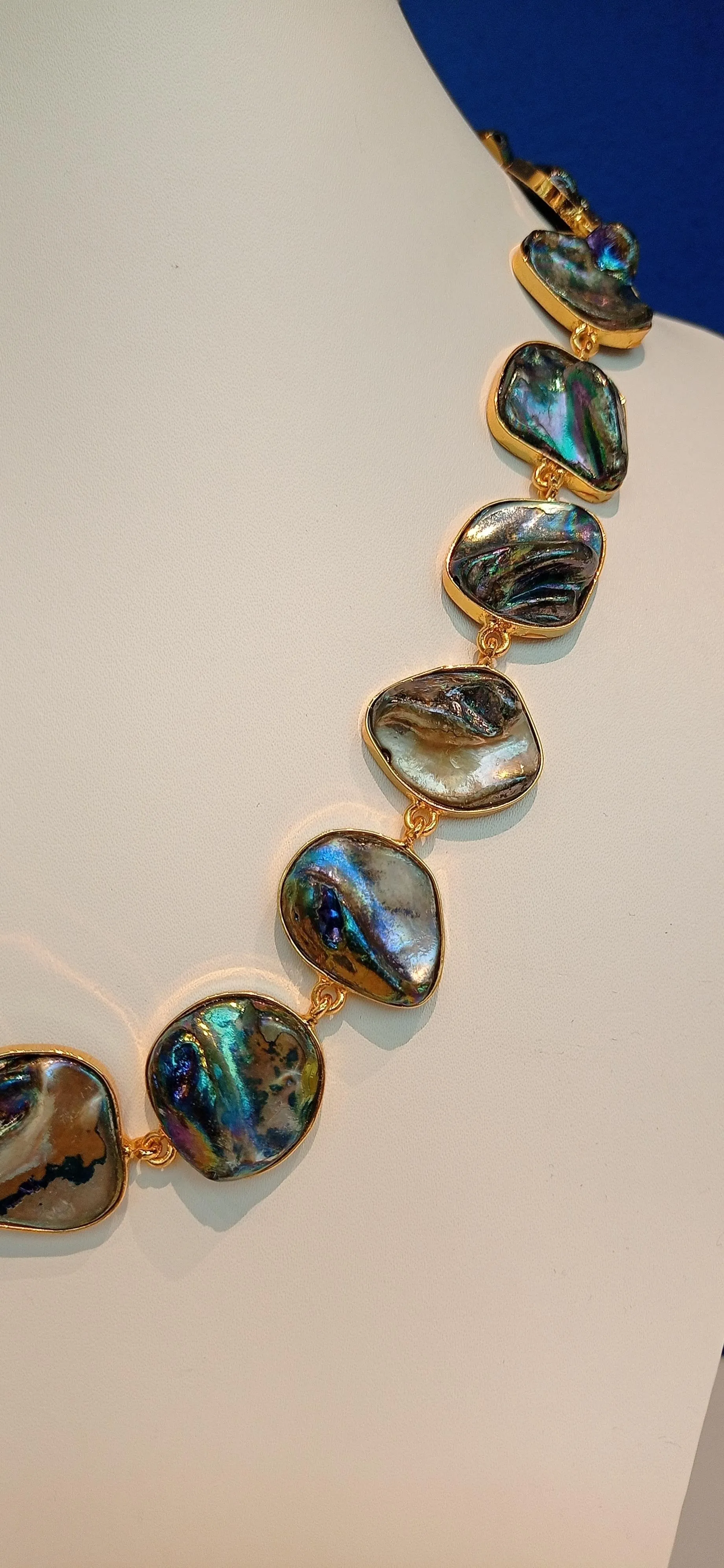 Olessia Grey Opal Necklace and Earrings Set
