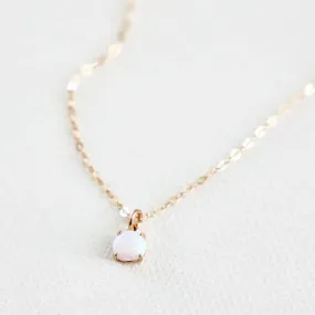 Opal Drop Necklace