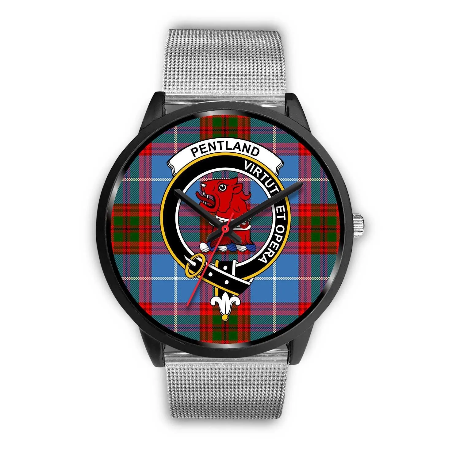 Pentland Clan Badge Tartan Black Watch