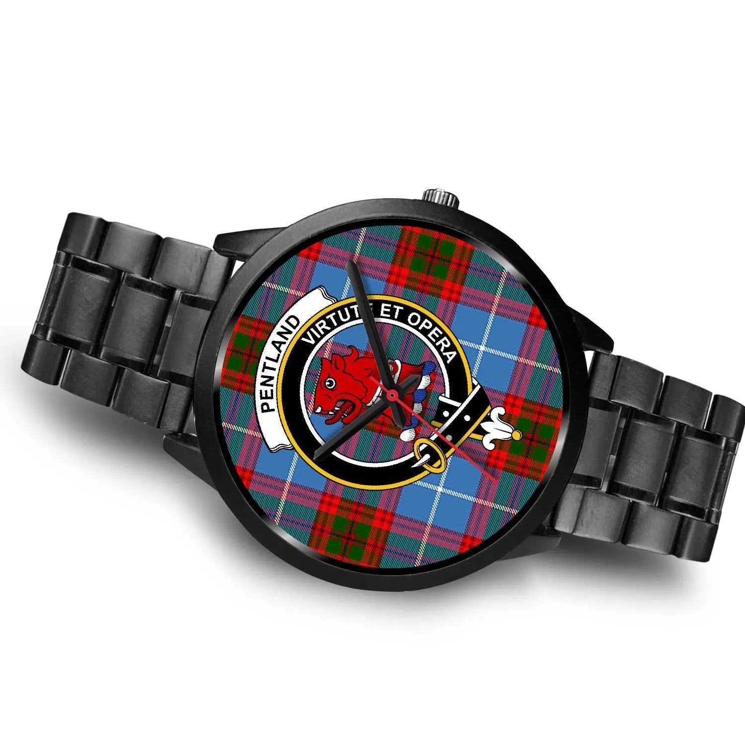 Pentland Clan Badge Tartan Black Watch