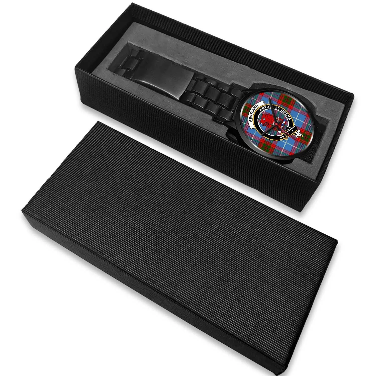 Pentland Clan Badge Tartan Black Watch