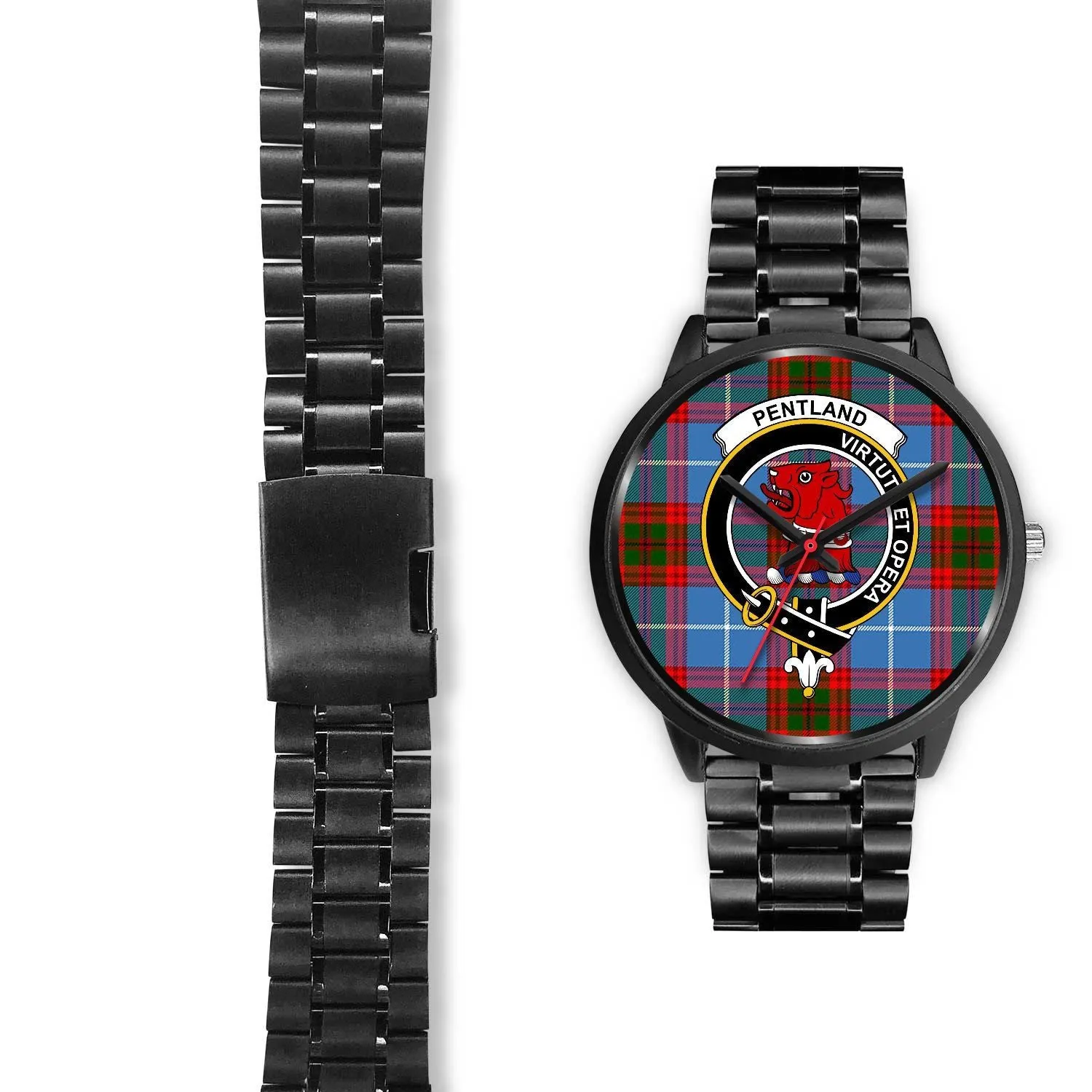 Pentland Clan Badge Tartan Black Watch