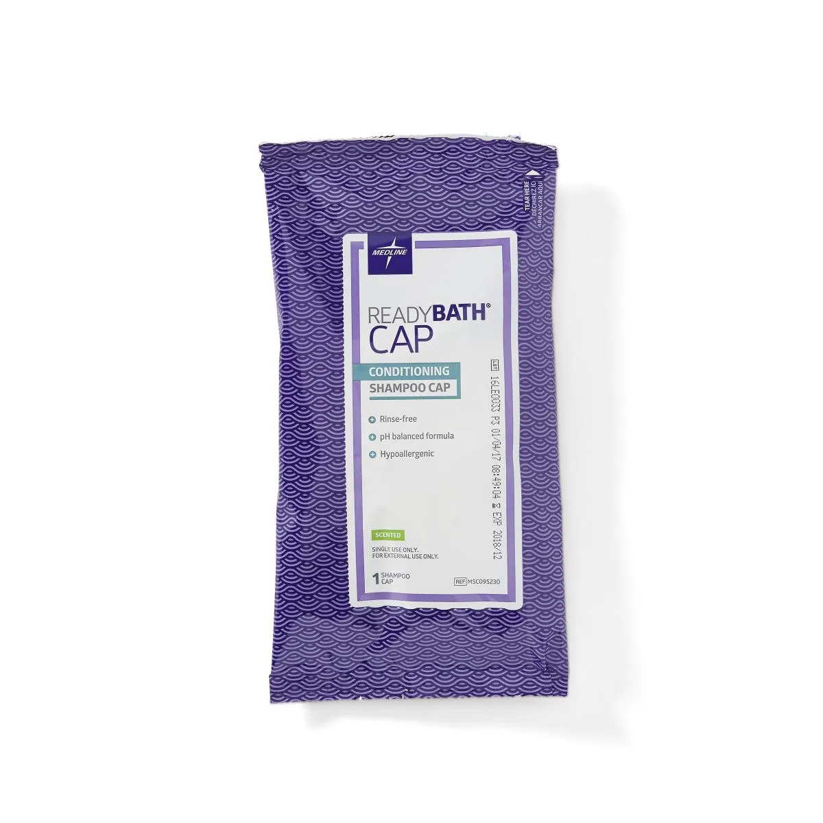 ReadyBath Rinse-Free Conditioning Shampoo Caps, Scented (case of 30)