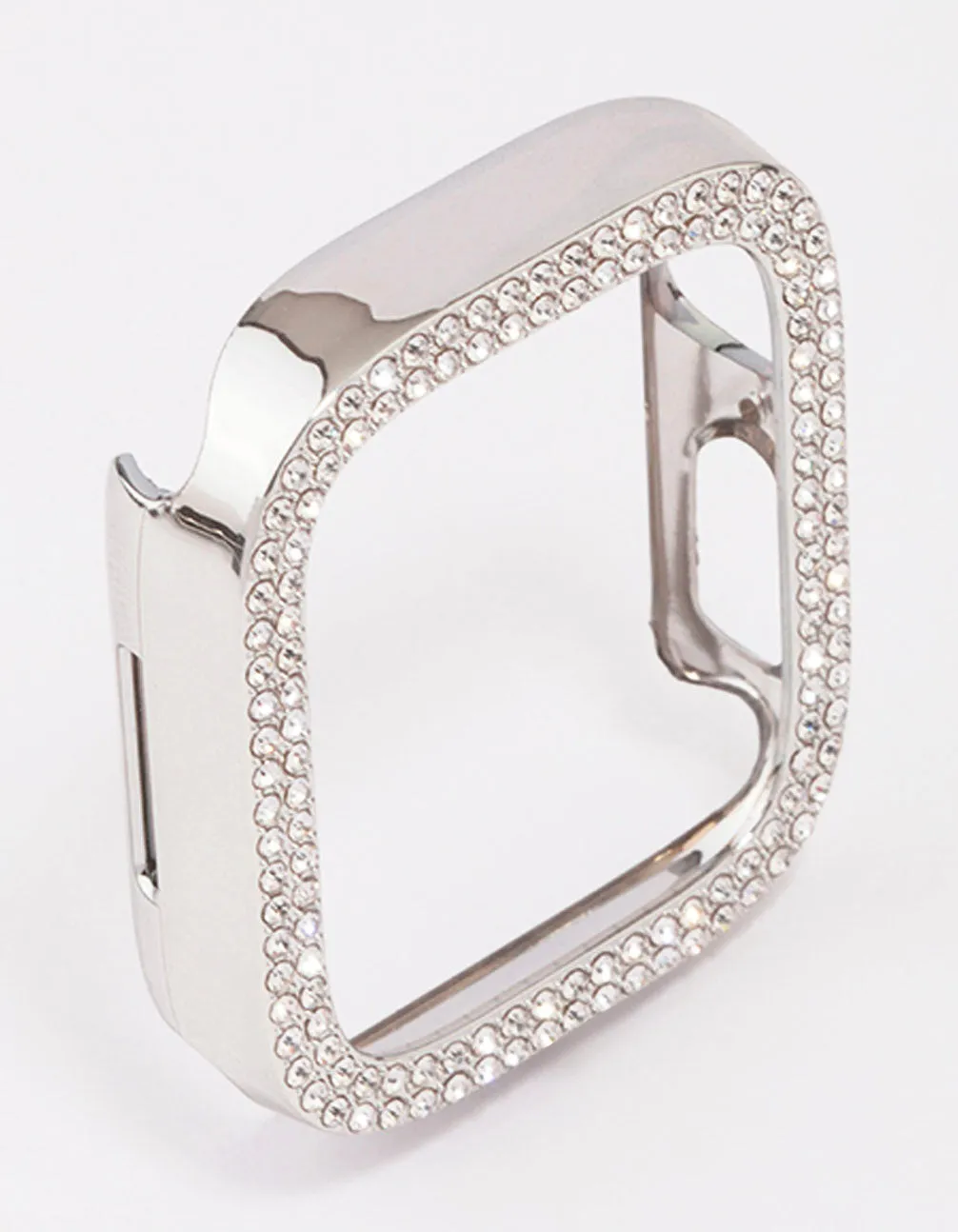 Rhodium & Watch Diamante Watch Case 40/41mm