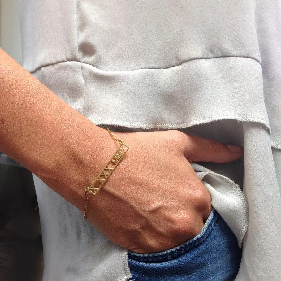 Roman Special Date Numeral Bracelet