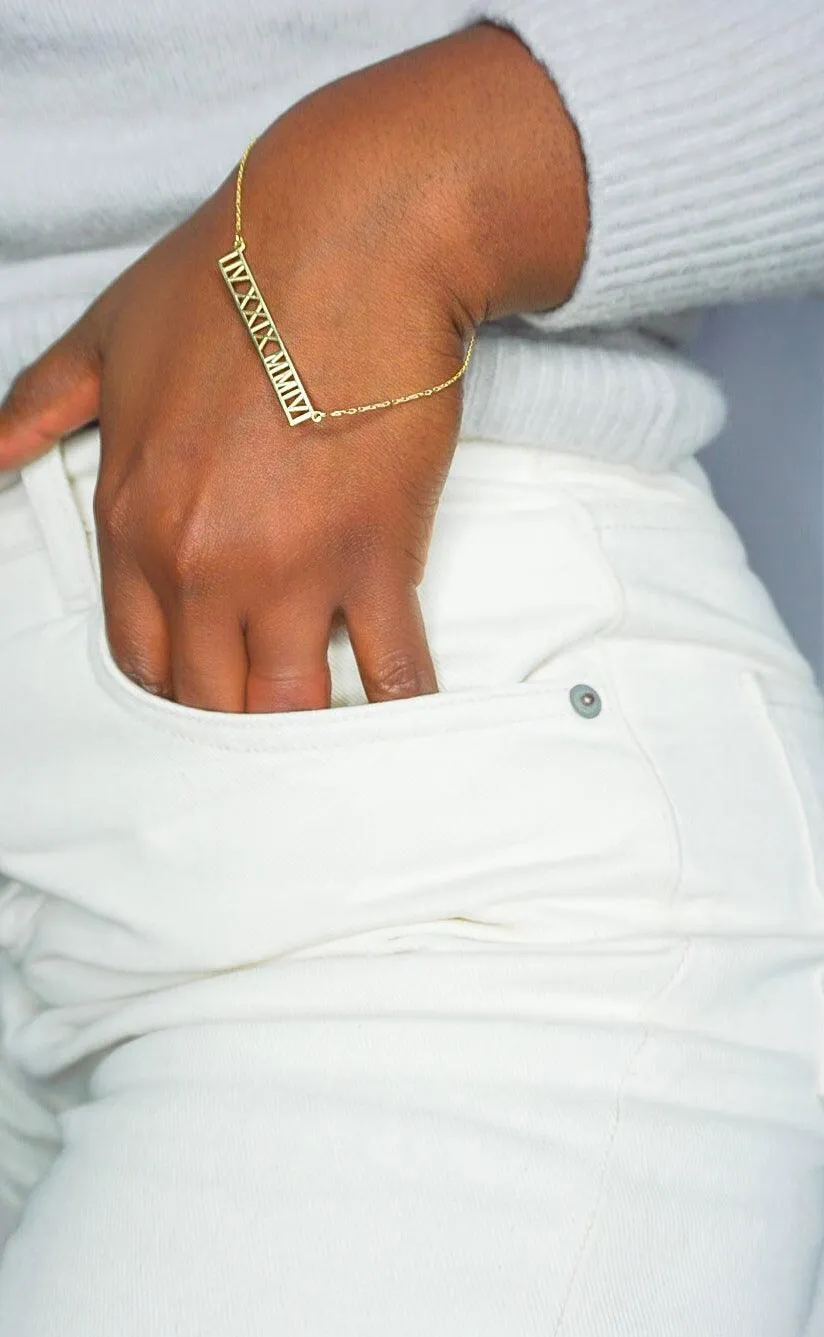 Roman Special Date Numeral Bracelet