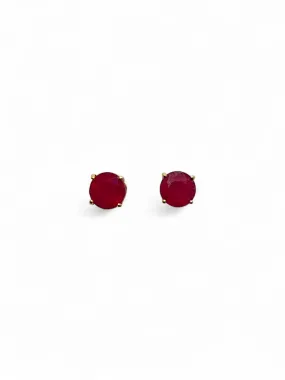 RUBY STUD EARRINGS