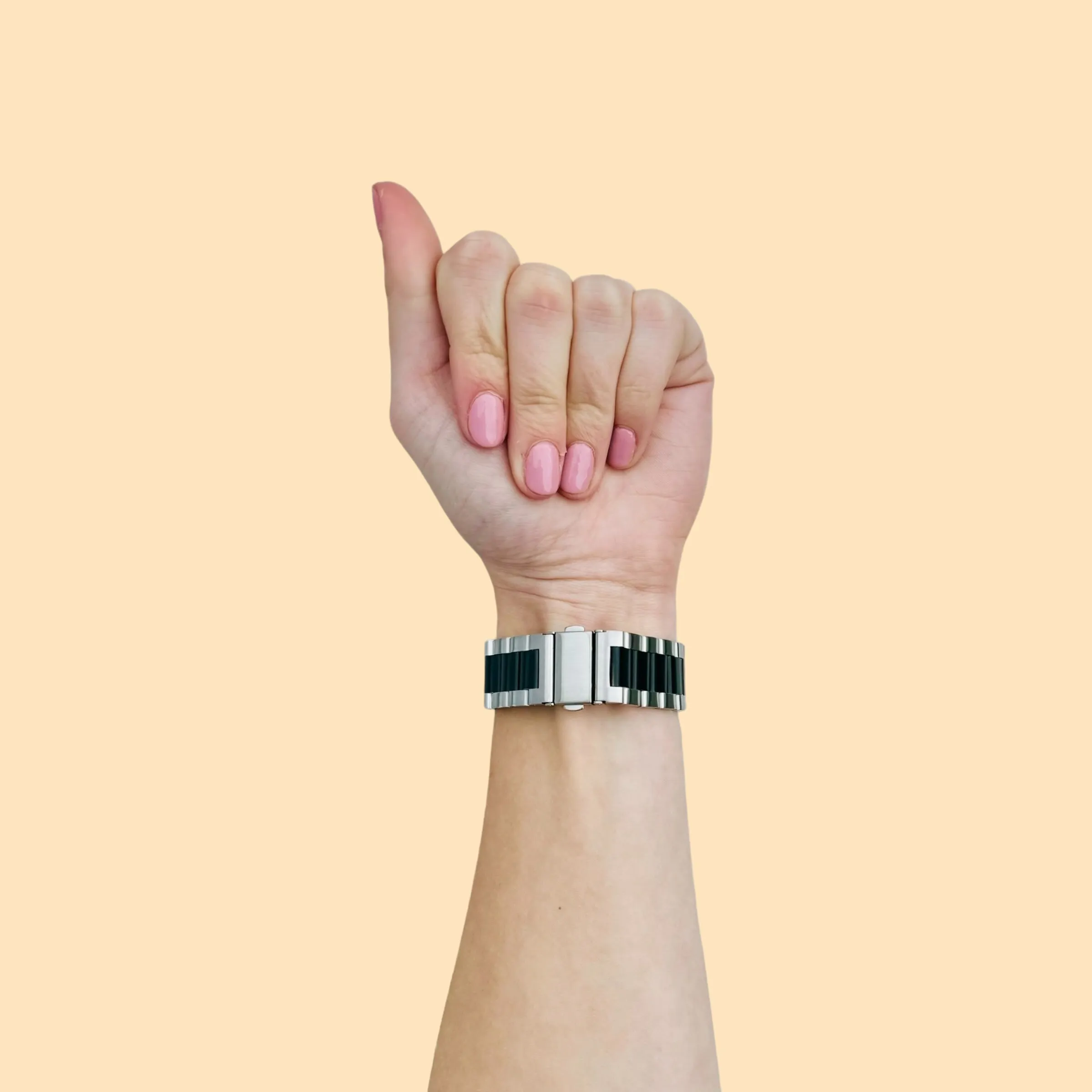 Samsung Galaxy Watch 3 (45mm) Stainless Steel Link Watch Strap